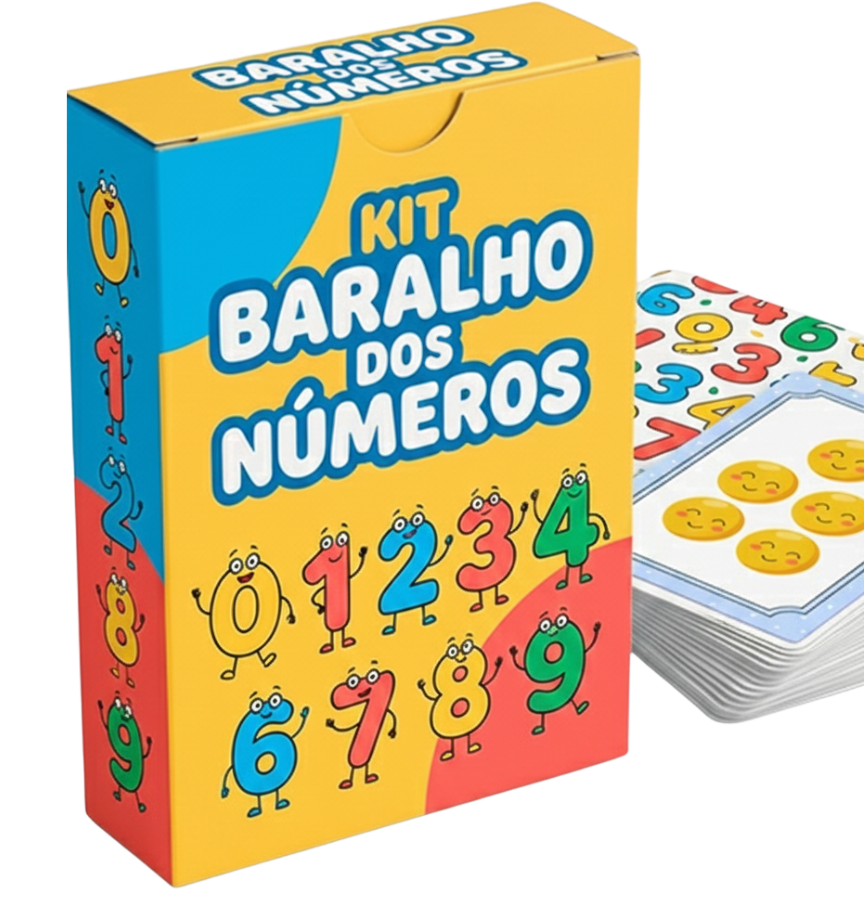 Kit Baralho dos Números